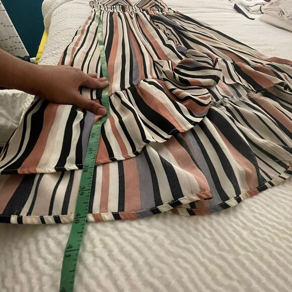 Maurices Women's Striped Casual Button Down Maxi Dress Size M - Picture 10 of 10